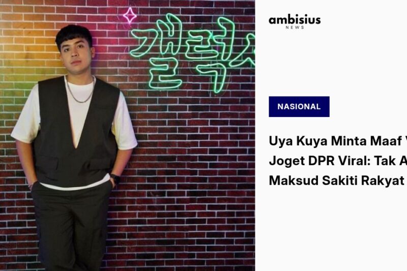 Uya Kuya Minta Maaf Video Joget DPR Viral: Tak Ada Maksud Sakiti Rakyat